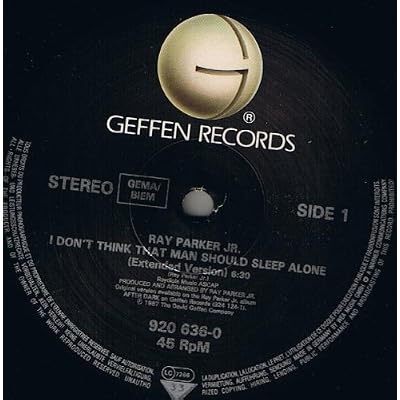 I Dont Think That Man Should Sleep Alone - 12"