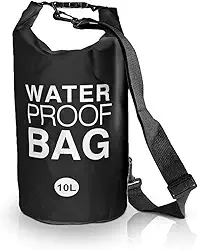 Bolsa Saco Estanque à Prova D'água 10L Alça Ajustável para Piscina Praia e Mergulho Impermeavel PVC