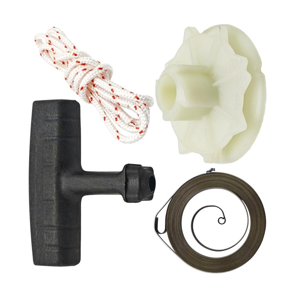 Kit poulie et ressort de recul pour réparer le lanceur tronçonneuse