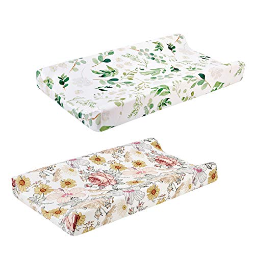 2 fundas para cambiador de pañales para bebé (solo cubierta) Cover