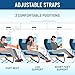 Everlasting Comfort Airplane Foot Hammock - Memory Foam Foot Rest for Plane Travel - Portable Foot Rest for Air Travel, Desk & Car - Airplane Essentials Foot Hammock for Plane Travel