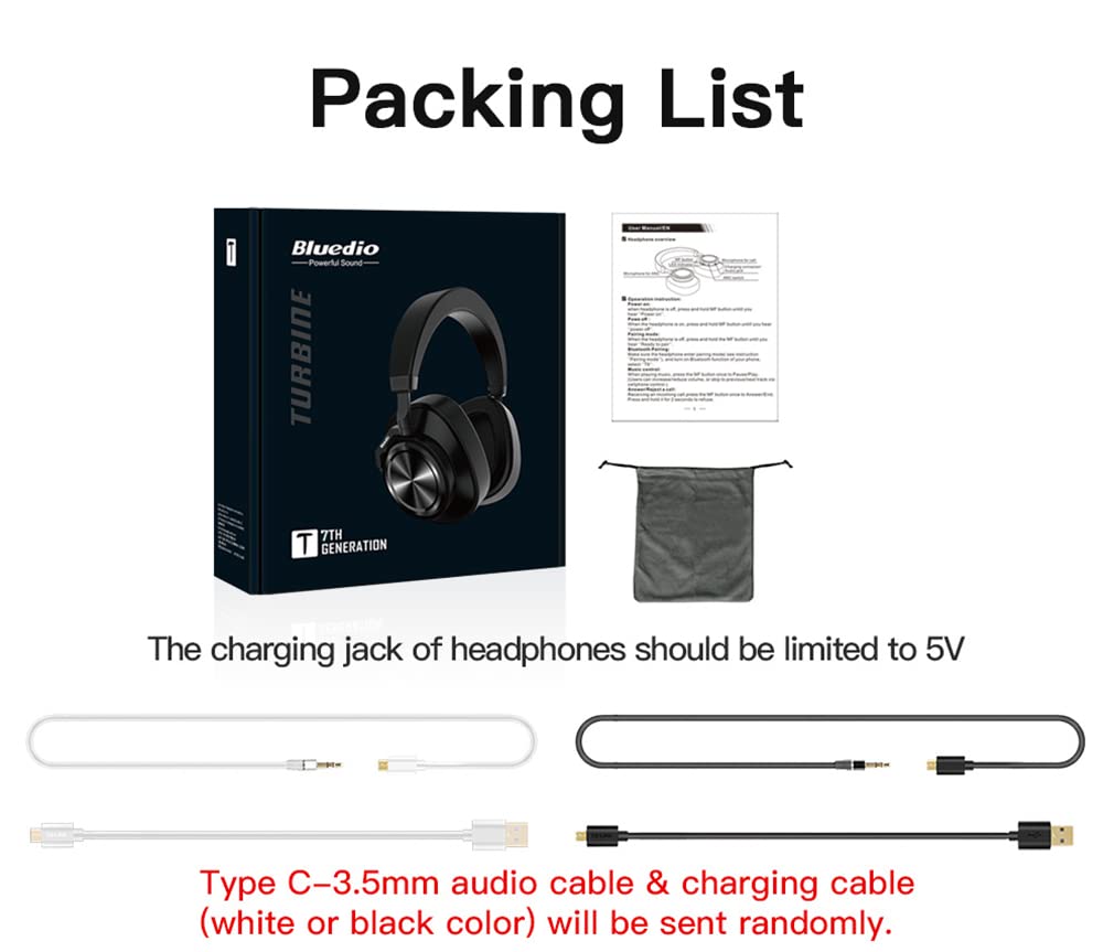 Cuffie Auricolari Wireless Bluetooth 5.0, ANC Cuffie Over-Ear con Cancellazione Attiva del Rumore Suono HiFi, Spegnimento Automatico del Monitoraggio del Sonno, per TV da Lavoro in Viaggio