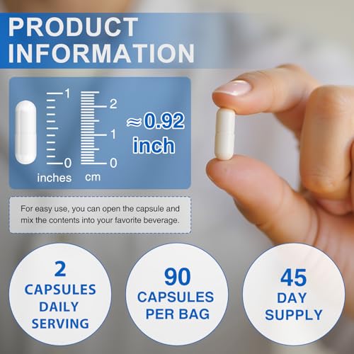 Image of Magnesium Complex Supplement 1000mg with Magnesium Glycinate, Citrate & Malate, Supports Muscle Relaxation, Sleep & Energy, Non-GMO, Gluten Free, Vegan 90 Capsules