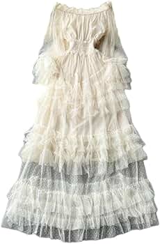 【LOULOUSEOUL】Wave Sheer Dress (Ivory) Wave Sheer Dress (Brown) - LOULOUSEOUL