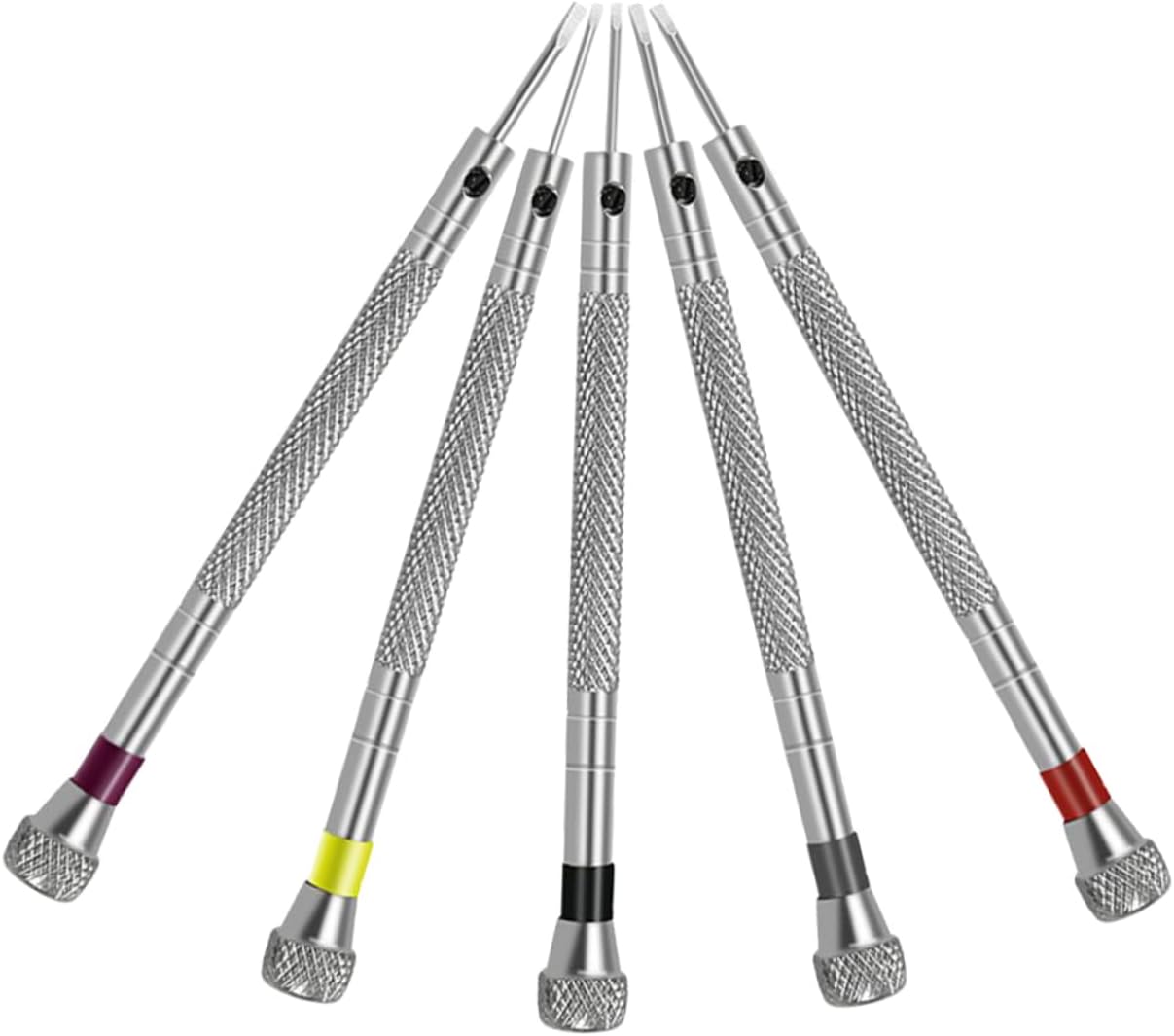 5pcs Watch Repair Screwdriver Precision Tools for Watchmaker Compact Handheld Screwdrivers for Jewelry and Electronics Repair Lightweight Portable