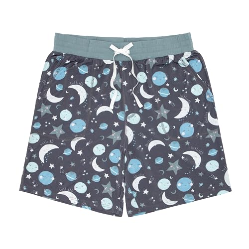 Little Sleepies Men's Pajama Shorts, Viscose Derived from Bamboo Mens Sleep Bottoms, Lounge Shorts with Side Pockets