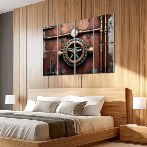 Paneles acústicos decorativos autoadhesivos 8 unidades 12x16" cada uno, total 48x32 pulgadas, fibra poliéster alta densidad, absorbentes de sonido para estudio y oficina miniatura 5