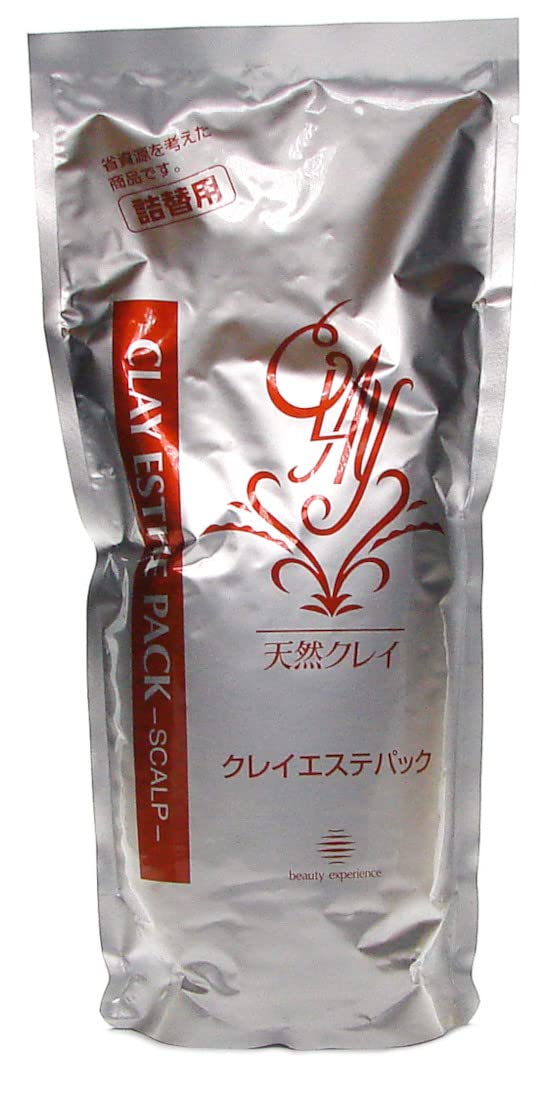 MoltoBene(モルトベーネ) クレイエステ パック 500gパウチ クリーム ホワイト 詰替え用 500グラム (x 1)