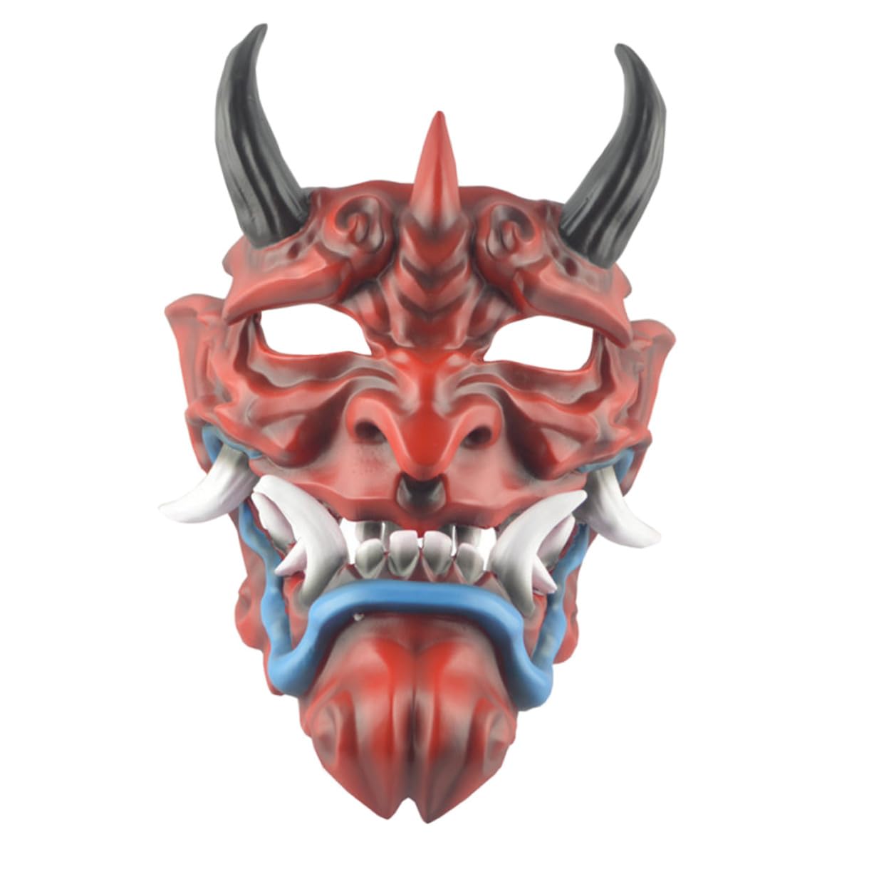 TOYANDONA 1pezzi Maschera Halloween Spaventosa Maschera Da Diavolo in Plastica Resistente Per Feste Halloween Decorazioni e Costumi