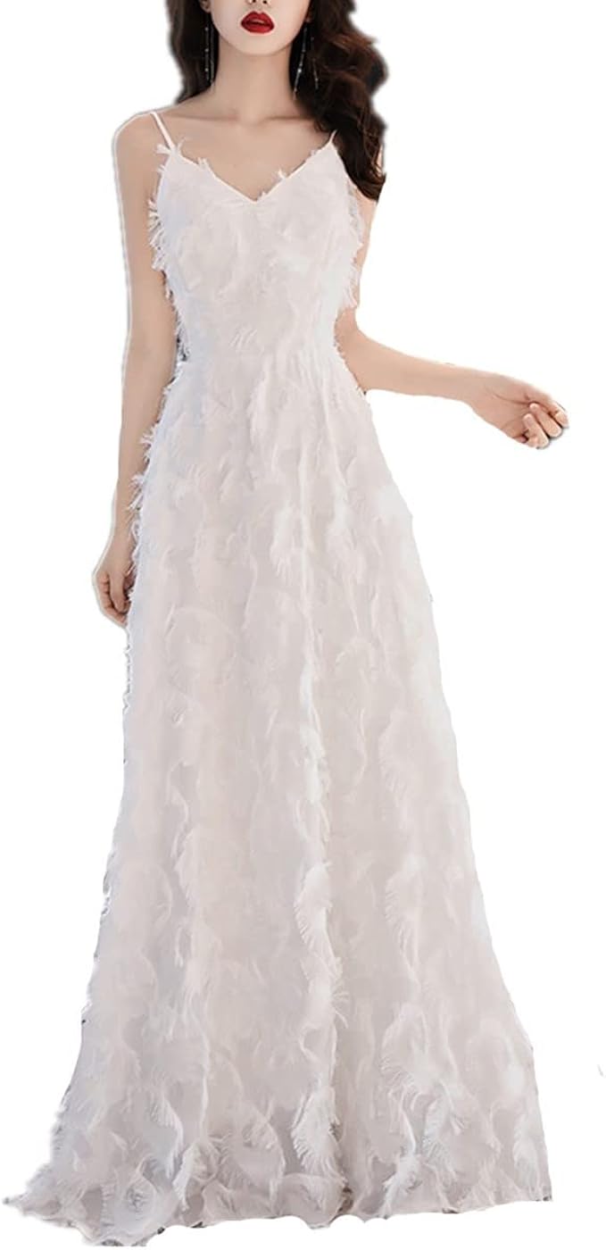 二次会 前撮り 白ワンピース 13号 披露宴 40代 代 ウェディングドレス 5号 花嫁ドレス 夏 7号 秋 30代 ホワイト 小さいサイズ 11号 フェザーモチーフ 冬 白 春 花嫁 エンパイアドレス フォトウエディング ロングドレス 大きいサイズ ドレス スレンダー 大人 9号