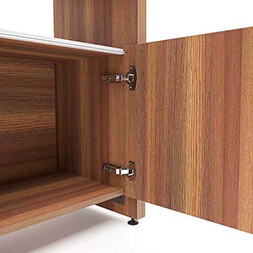 Image of Studio Kook Harmony Global Engineered Wood TV Entertainment Unit (Walnut)