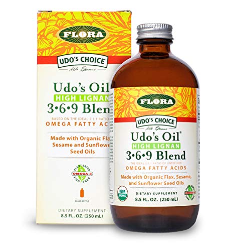 Flora - Udo's Choice, Omega 369 Oil Blend, High Lignan, 8.5 Fl Oz #TOP14