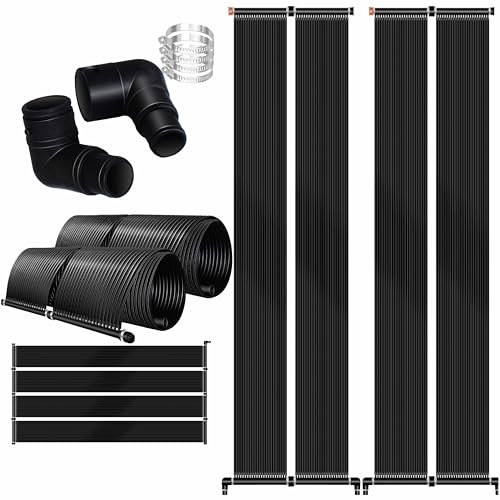 KESSER® Solarkollektor Poolheizung Warmwasser Heizung Solarheizung für Pools Schwimmbad l Beliebig erweiterbar l UV-beständiger Kunststoff (300 x 140 cm)