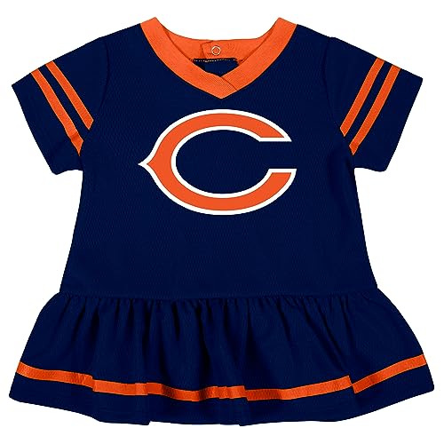 Image of Gerber NFL Baby Girls Jersey Dress and Diaper Cover