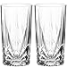 Produktbild Leonardo Il Mondo Cape Cod Gläser 2er Set - Longdrinkglas mit Facetten-Optik, hochwertig verarbeitet - Inhalt 530 ml - Spülmaschinengeeignet - 2 Cocktailgläser transparent, 077484