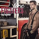 2022 Square Wall Calendar - Firefighters, 12 x 12 Inch Monthly View, 16-Month, Unveiled Theme,...