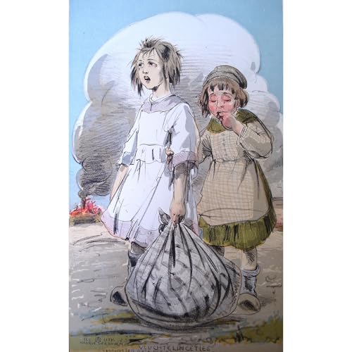 Impression sur toile Orphelins 127 x 101 cm décoration murale maison bureau