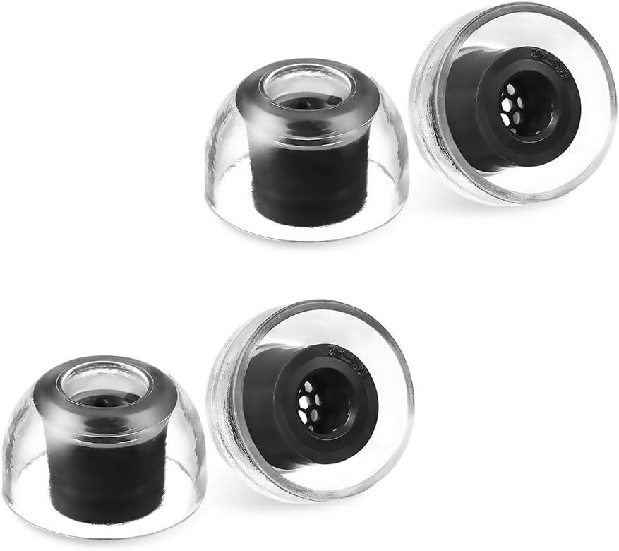 SednaEarfit XELASTEC 2 (MS) - Earbud Tips for Wireless Headphones - Noise Canceling Earbuds Replacement Tips - Eartips Compatible with Sony, Samsung, Beats, JLab, Skullcandy, Sennheiser