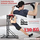ISE Kraftturm Power Town Multifunktions Kraftstation Klimmzugstation Liegestützgriffe Dip-Station für Home-Gym Max.120 KG (SY-5607) - 3