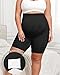 Y25D Maternity Shapewear for Under Dresses，Over Belly Pregnancy Underwear Mid-Thigh High Waist Shorts Panties for Baby Shower