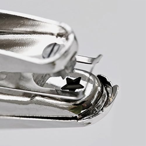 RASTKY Perforatore Piccolo a Foro Singolo Maniglia Comoda Perforatore Portatile Leggero e Compatto per il Fai da Te del Ministero degli Interni (Foro a stella da 5 mm)