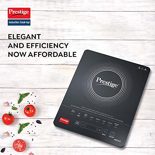 Prestige Iris 2.0 Induction Cooktop 2000 W with Preset Indian Menu
