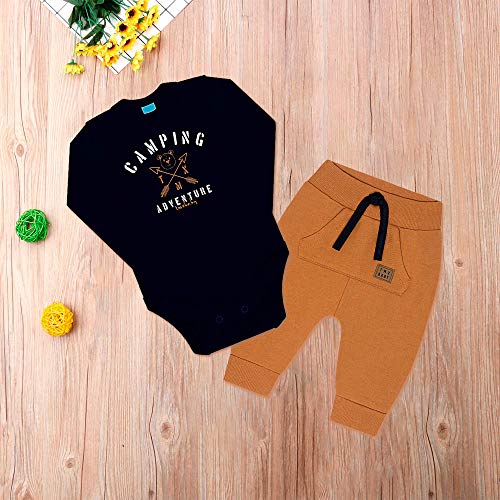 Roupas De Bebê Conjunto Body Camping e Calça Saruel ^-^ Tamanho:De 9 a 12 meses
