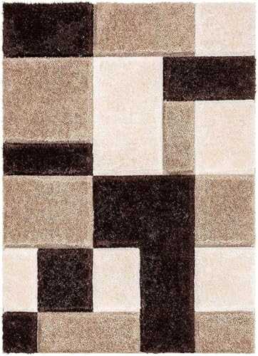 Image of Solid Fluffy Rugs and Carpet for Hall and Drawing Room 5x5 Round M-14