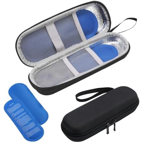 Tiryns Insulin Cooler Bag with Ice Packs Cover