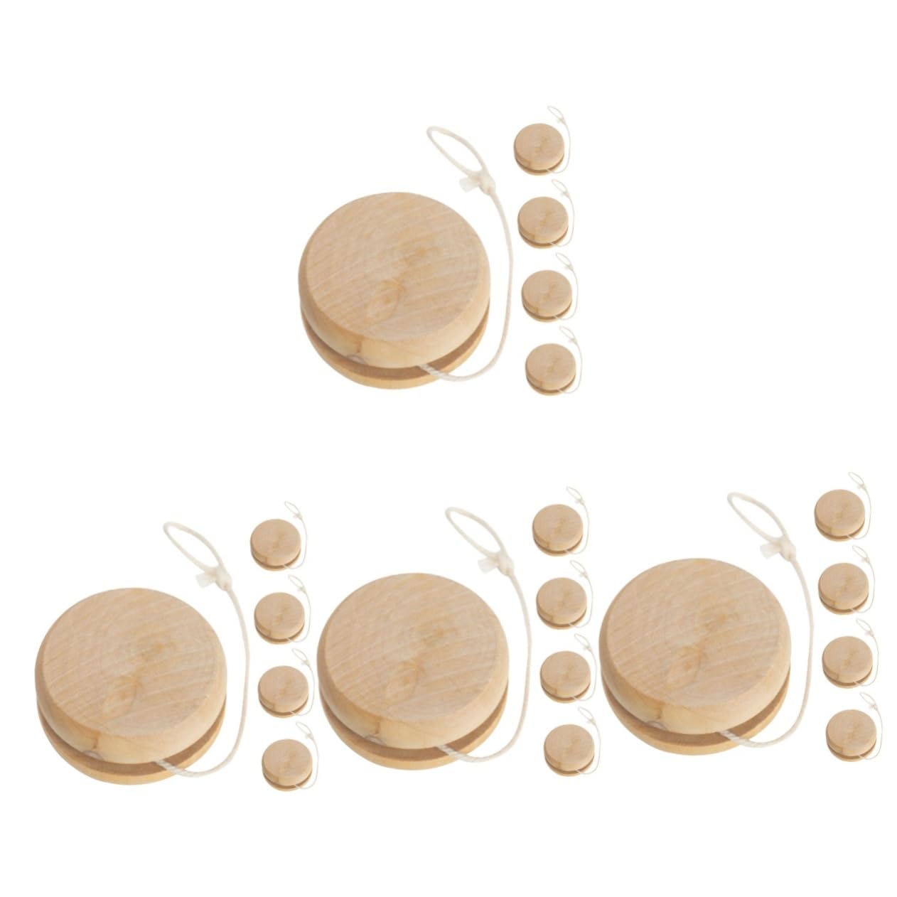 BESPORTBLE 5sets 5pcs Wooden DIY Craft Plaything for Unisex Enhances Hand Eye Coordination Outdoor Educational for All Ages 5pcs*5