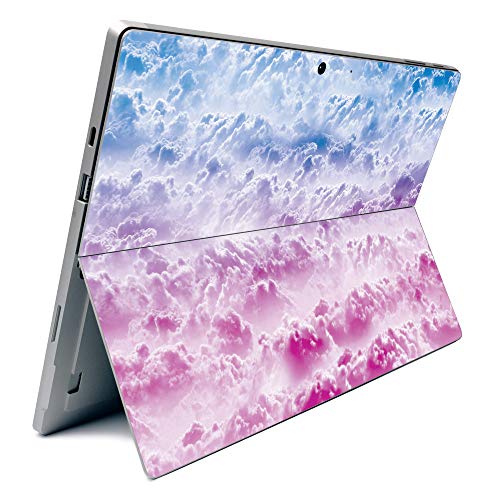 Image of MightySkins Carbon Fiber Skin for Microsoft Surface Pro 7 - Candy Clouds | Textured Carbon Fiber Finish | Easy to Apply, Remove, and Change Styles | Made in The USA