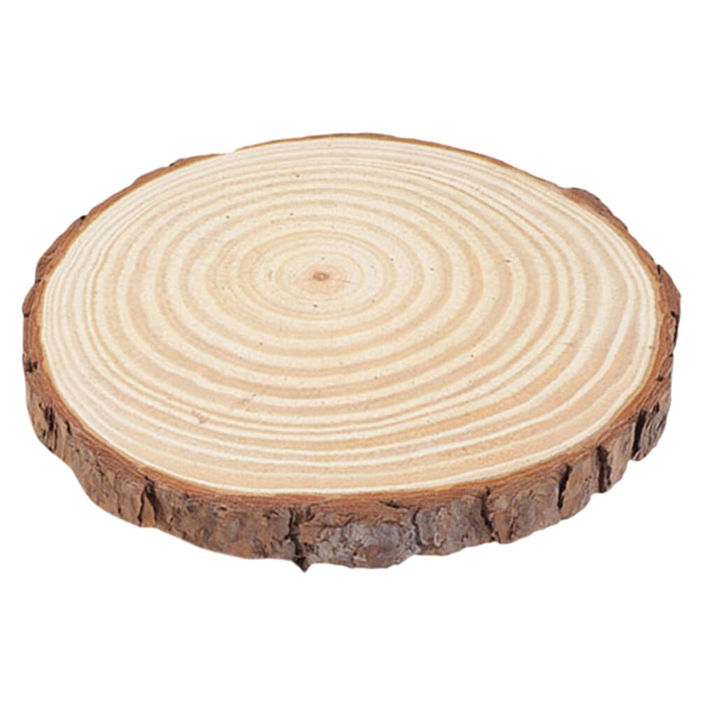 Toddmomy Wood Stepping Log Decorative Stone for Garden Pathway
