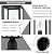 Windben Outdoor Post Light,Lamp Post Light Fixture,Post Lantern with Pier Mount Base,Matte Black