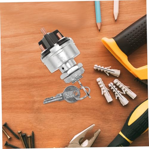 Interruptor de encendido con llave para tractor coche y remolque kit de repuesto eléctrico Ciieeo 4