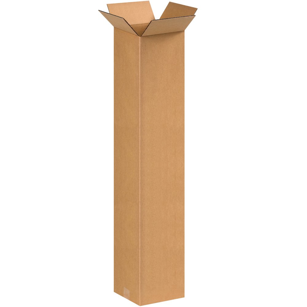 AVIDITI 8x8x40 Tall Corrugated Boxes, Tall, 8L x 8W x 40H, Pack of 20 | Shipping, Packaging, Moving, Storage Box for Home or Business, Strong Wholesale Bulk Boxes