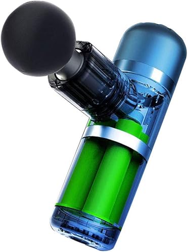 Miniatura 6 de Mini pistola portátil con 4 cabezales de masaje, masajeador muscular de percusión de tejido profundo para aliviar el dolor, pistola eléctrica