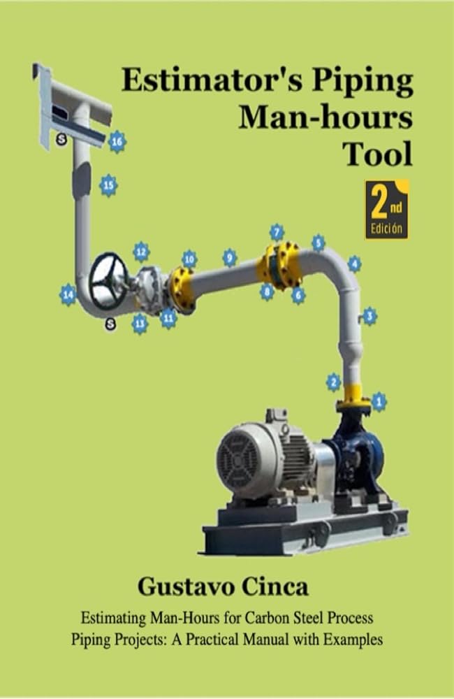 Estimator's Piping Man-hours Tool (Second Edition): Estimating Man-Hours for Carbon Steel Process Piping Projects: A Practical Manual with Examples