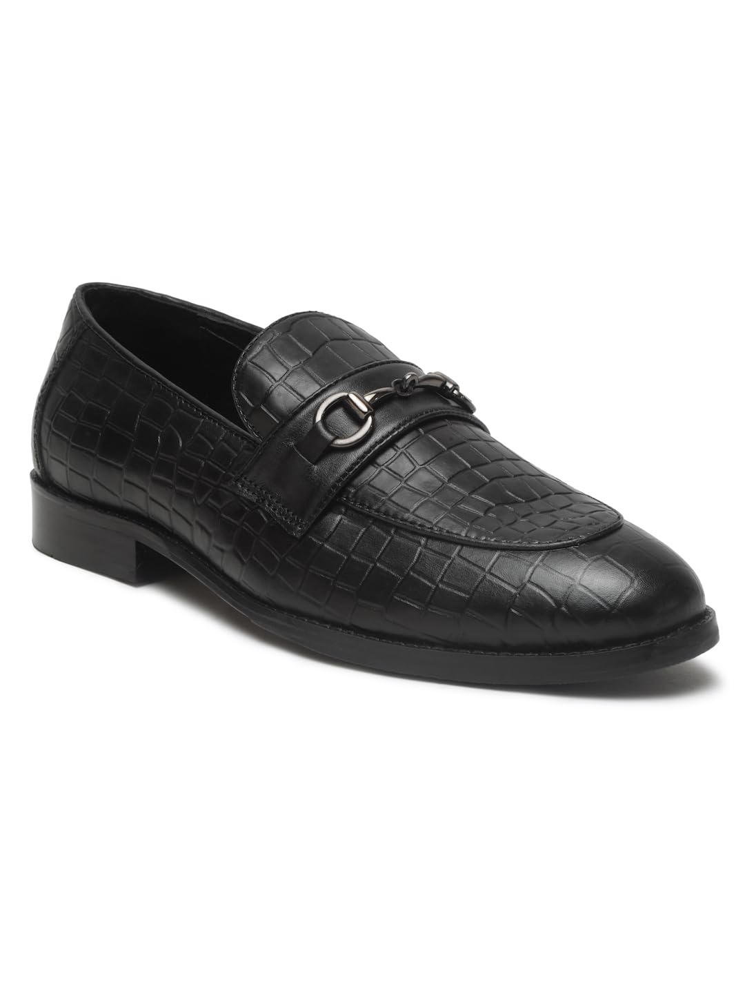 TEAKWOOD LEATHERS Menss Textured Leather Moccasin, Stylish Classy Leather Shoes for Men (Black, 45) (B0D495L1R5) Amazon Price History, Amazon Price Tracker