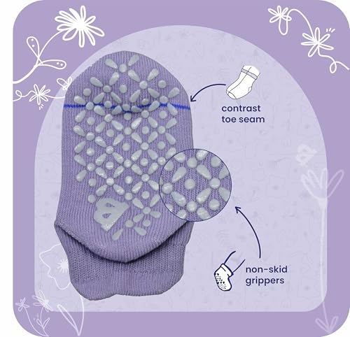 Goldbug Tiny Treads Socks - Socks with Grips for Baby, Toddler and Kids2