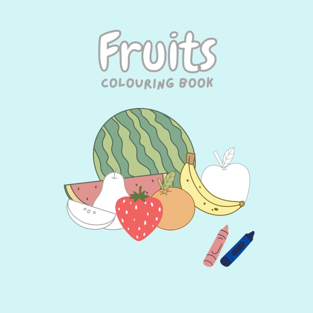 Fruits Colouring book
