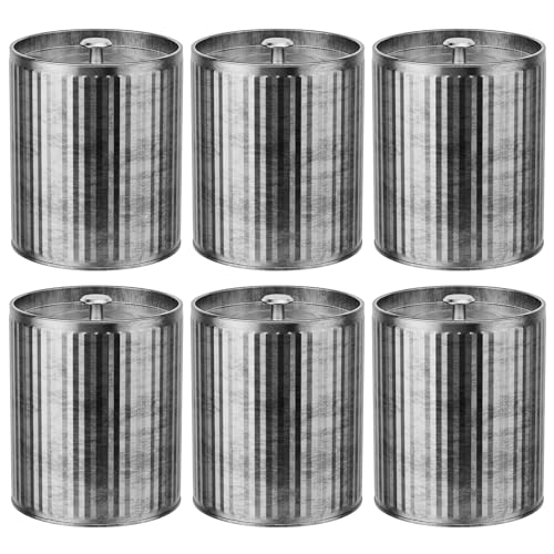 Domivirgo 10oz Vintage Candle Tins, Set of 6