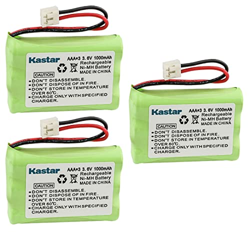 Kastar 3-Pack Battery Replacement for AT&T E5927B E5933 E5934 E5937 E5938 E5939 E5943 E5944 E5947 E5947B E595911 E595912 E595913 595914 E595918 E595921 E595922 E5971 E597-1 E5972 E597-2 E5981 E598-1