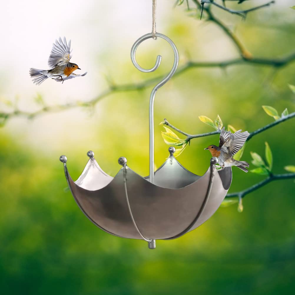 Mangiatoia Per Uccelli Da Balcone | Legno Impregnato | Impermeabile | Con Vassoio Per Cereali - Foto 3