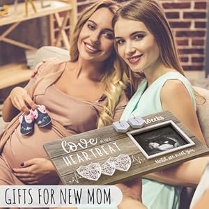 Baby Sonogram Picture Frame with Countdown Weeks - 3 Hearts Design, 4"x3" Ultrasound Photo, Pregnancy Announcements, Gender Reveal Baby-Shower Gift, New Mom Expecting Parents to Be Keepsake Gifts Baby Sonogram Picture Frame with Countdown Weeks 3 Hearts Design 4×3 Ultrasound Photo Pregnancy Announcements Gender Reveal Baby Shower Gift New Mom Expecting Parents to Be Keepsake Gifts