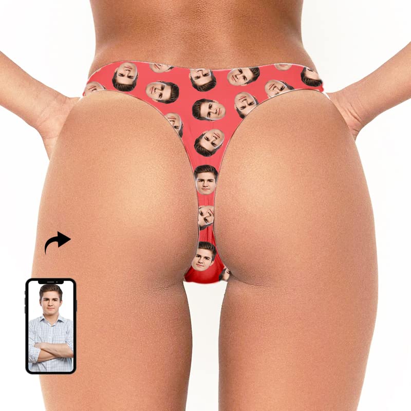 Miniatura 5 de Custom photo bikini thong Personalized Thong bikini With Your Words, Bikini personalizado con tu foto o texto (L)
