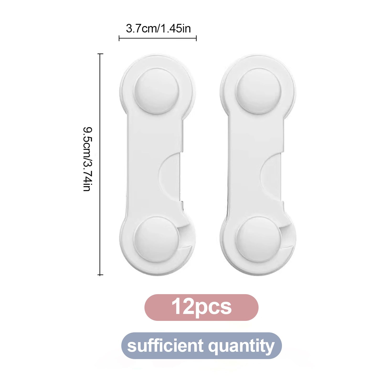 Bloque Porte BéBé,12 pièces Sécurité Enfant pour Armoire Blanche,Gloryit Sécurité Bebe,Bloque Porte BéBé,Adaptées aux placards et Tiroirs,Dotées d'un Adhésif Puissant,ne Nécessitant Aucun Perçage.