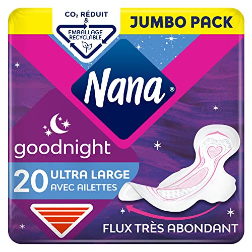  Ultra Goodnight Large Serviettes Hygiéniques pour