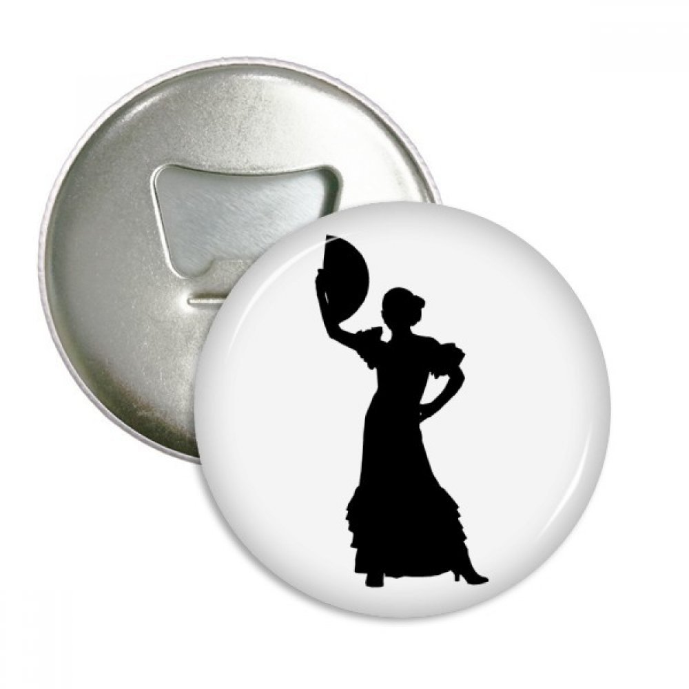 Badge ouvre-bouteille magnétique danse artistique cadeau original