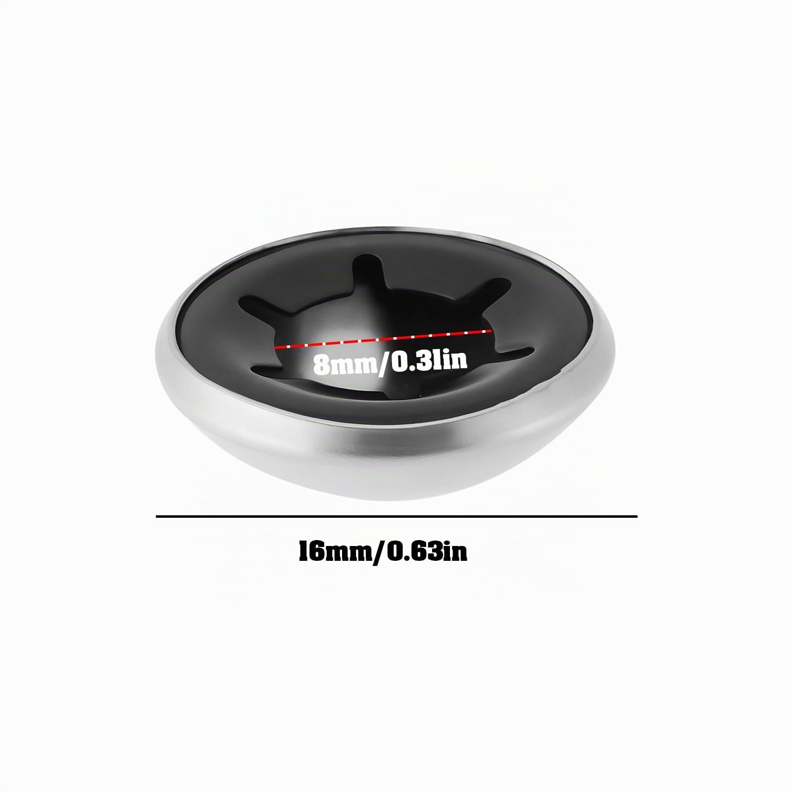 Lot de 4 capuchons de roue pour tondeuse à gazon F 016 T48 990 compatible avec Bosch ROTAK 32 8 mm