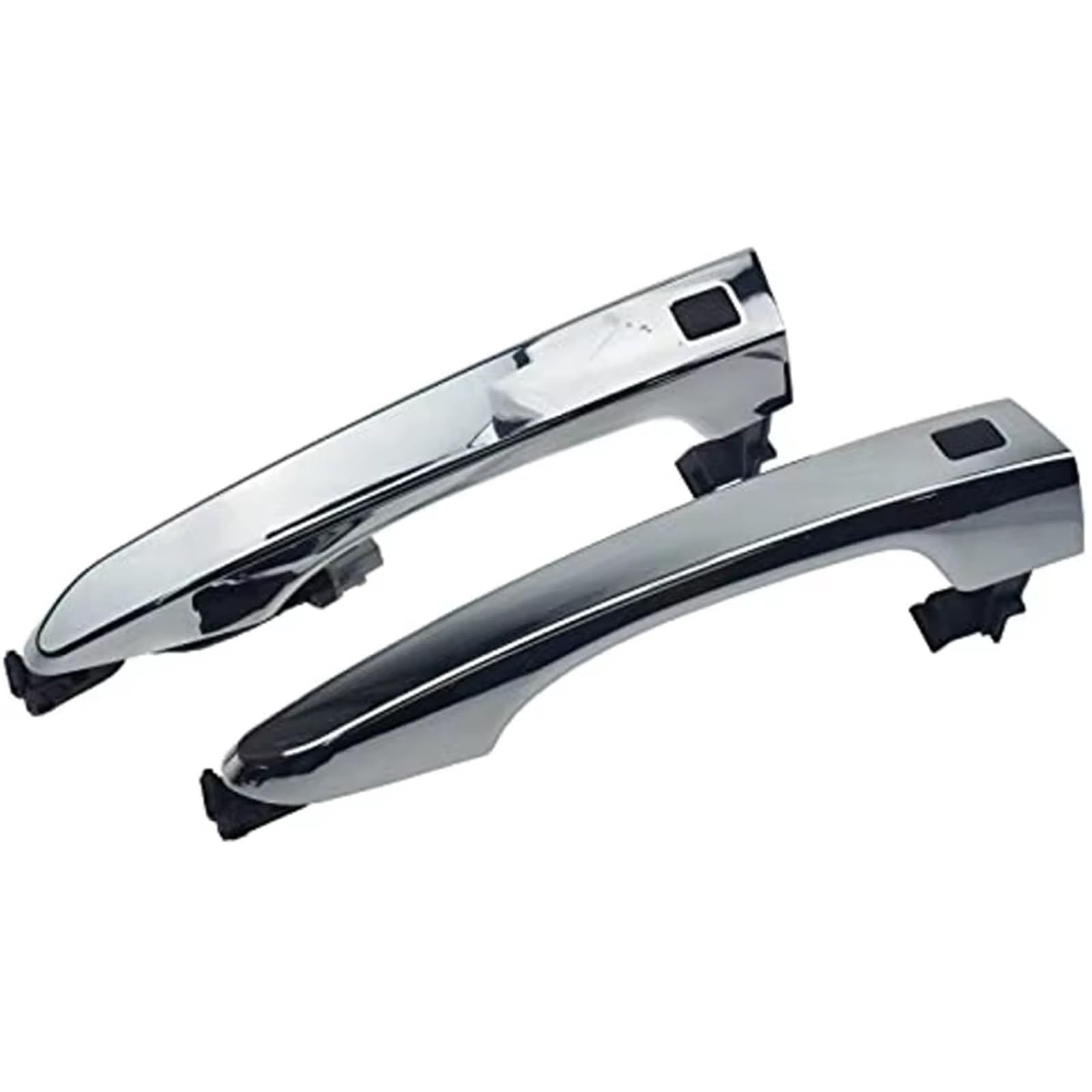 Zjyzyq One Color Car Sliding Outer Door Handle For Hyundai For Tucson 2016 2017 2018 2019 Exterior Front Door Handle For Smart Key Car Accessories 2 Pcs 82661-D3710 82651-D3710